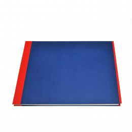 Post Bound Photo Album TRUE COLOURS red/blue | 24 x 17,5 cm, 20 sheet cream