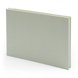 Post Bound Photo Album LEINEN celery green | 32 x 22,5 cm, 20 sheet cream