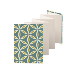 Leporello Album ALMA Cornwall | 13 x 18 cm, portrait format, for 14 photos cream
