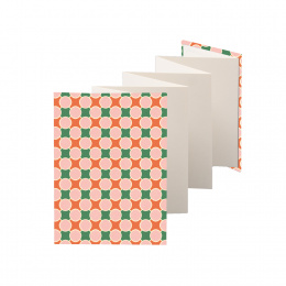 Leporello HELENE Dahlem | 13 x 18 cm, portrait format, for 14 photos creme