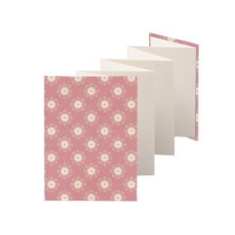Leporello Album SUZETTE  Pigalle | 13 x 18 cm, portrait format, for 14 photos cream